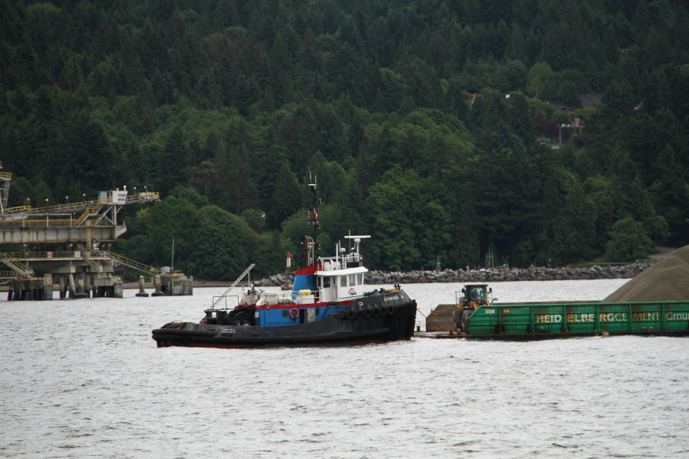 Tug Storm Wave at Sechelt, BC