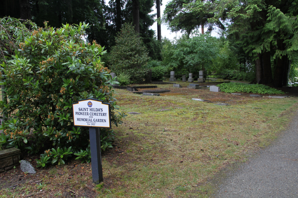 St. Hilda's Anglican church cemetery in Sechelt, BC