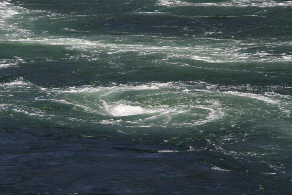 Whirlpool at Sechelt Rapids, Skookumchuck Narrows, BC