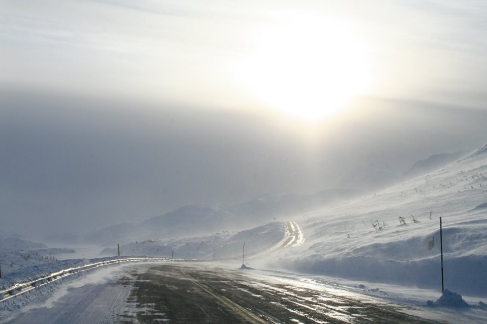 A bitterly cold February day in the White Pass