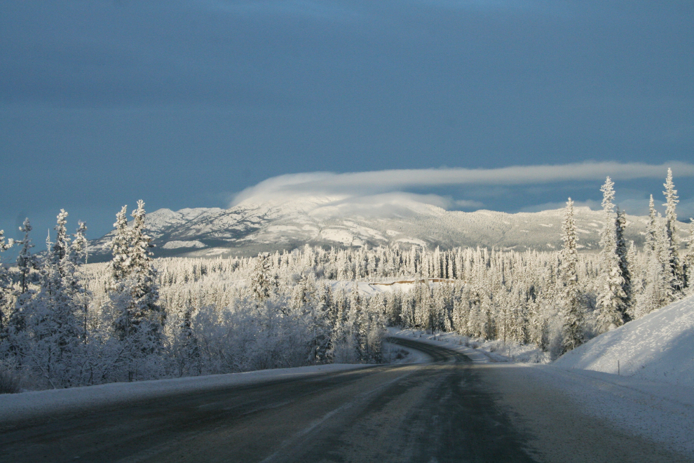 The South Klondike Highway, Yukon, in early January