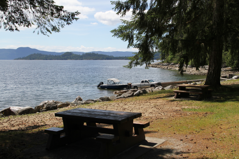 Saltery Bay Provincial Park picnic area