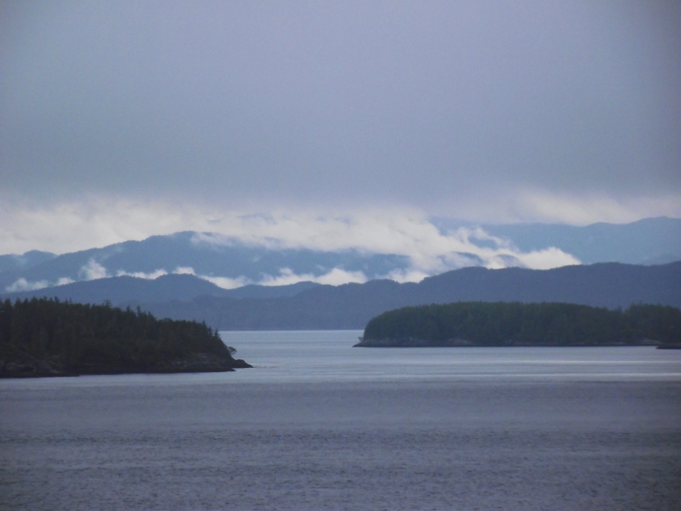 Alaska cruise: near the north end of Vancouver Island