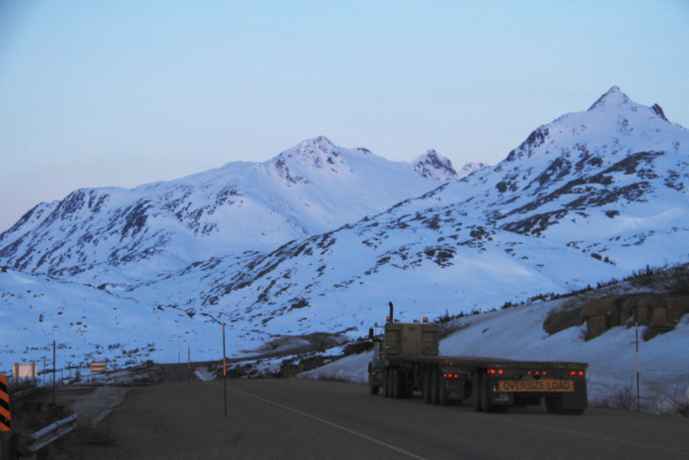 Trucking in the White Pass, Alaska