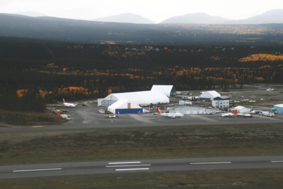 Air North's base of operations at Whitehorse, Yukon