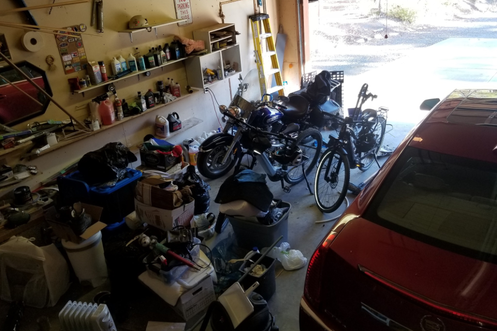 My garage 3/4 ready for winter