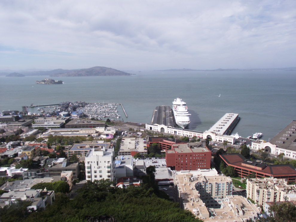 The view from Coit Tower, San Francisco