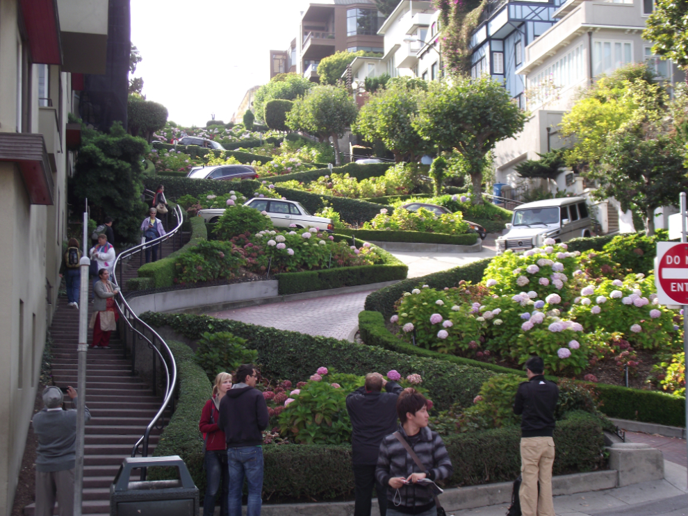 Lombard Street, the Crookedest Street in the World