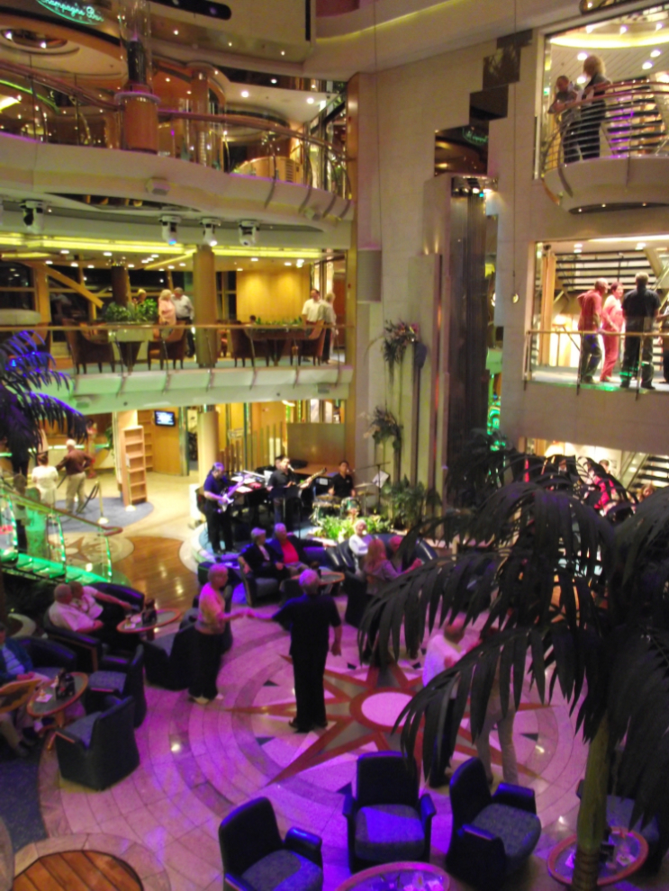 On the cruise ship Radiance of the Seas