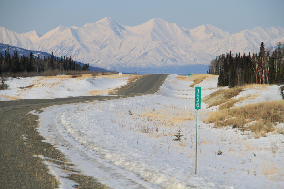 Km 1526 on the Alaska Highway
