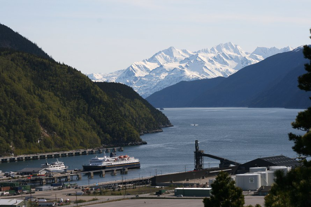 Skagway, Alaska, on a gorgeous May day