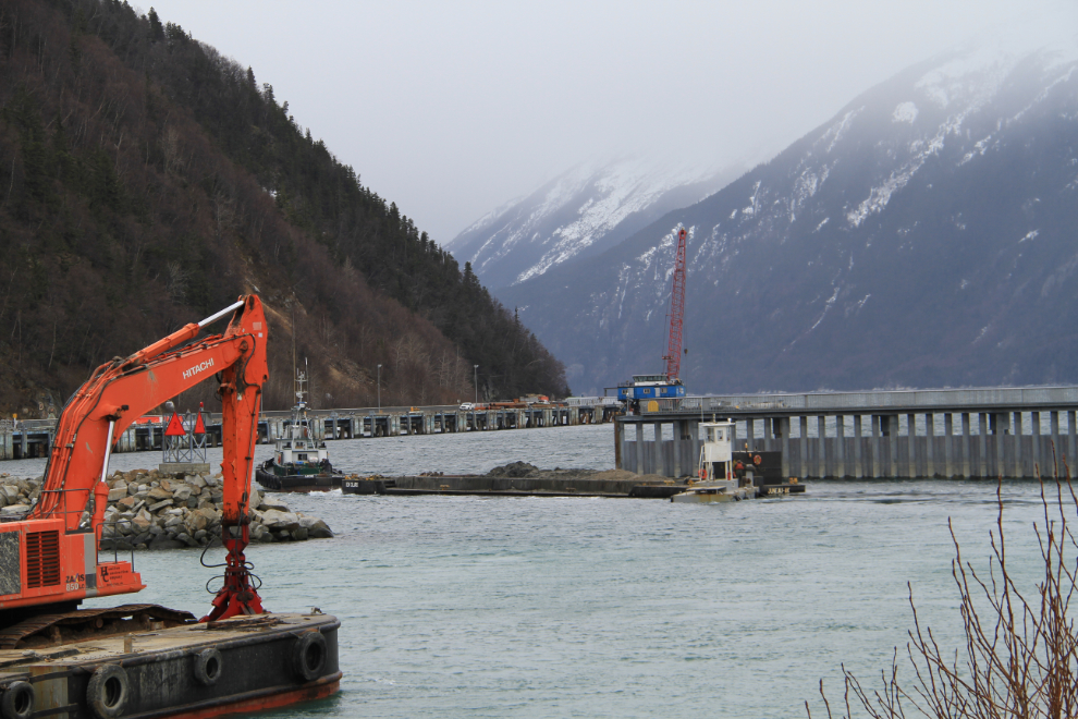 Dredging the Skagway Small Boat Harbor