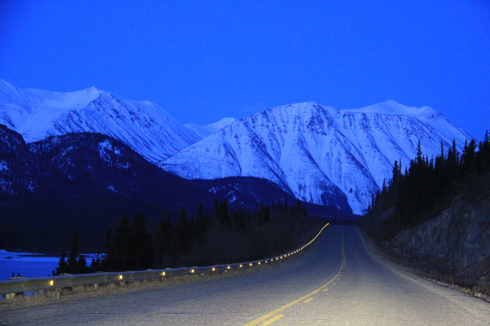 Spring dawn light along the South Klondike Highway, BC