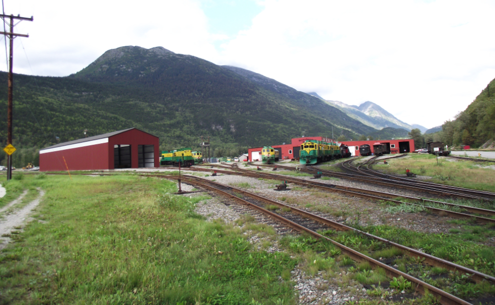 WP&YR train shop at Skagway