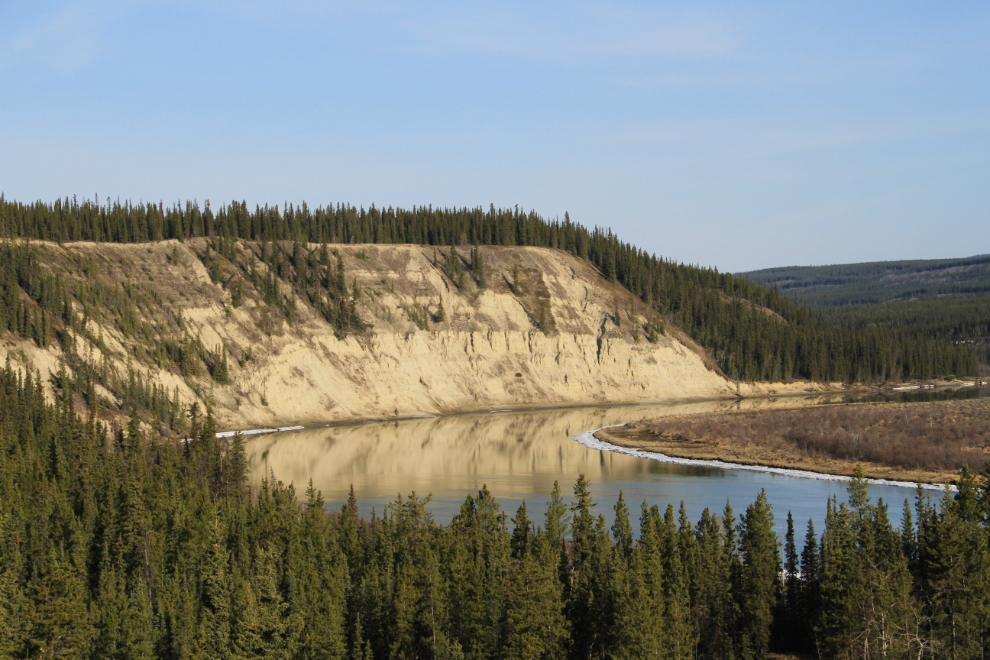 The Yukon River east of Whitehorse