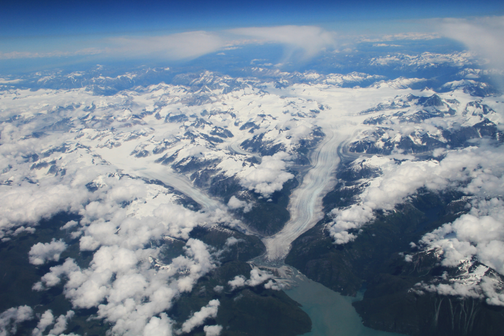 Baird Glacier and the smaller North Baird Glacier, Alaska