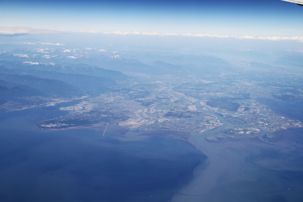 Vancouver from 30,000 feet