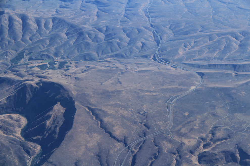 Aerial view of Washington's dry belt