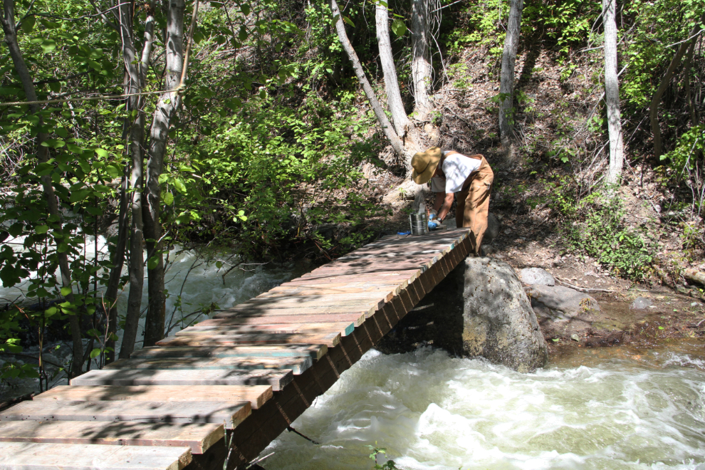 Hiking to Murray Creek Falls at Spences Bridge, BC