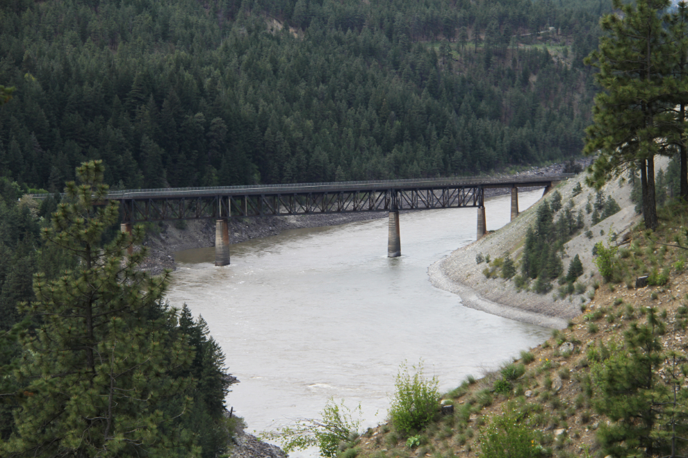 Railway bridge across the Fraser River