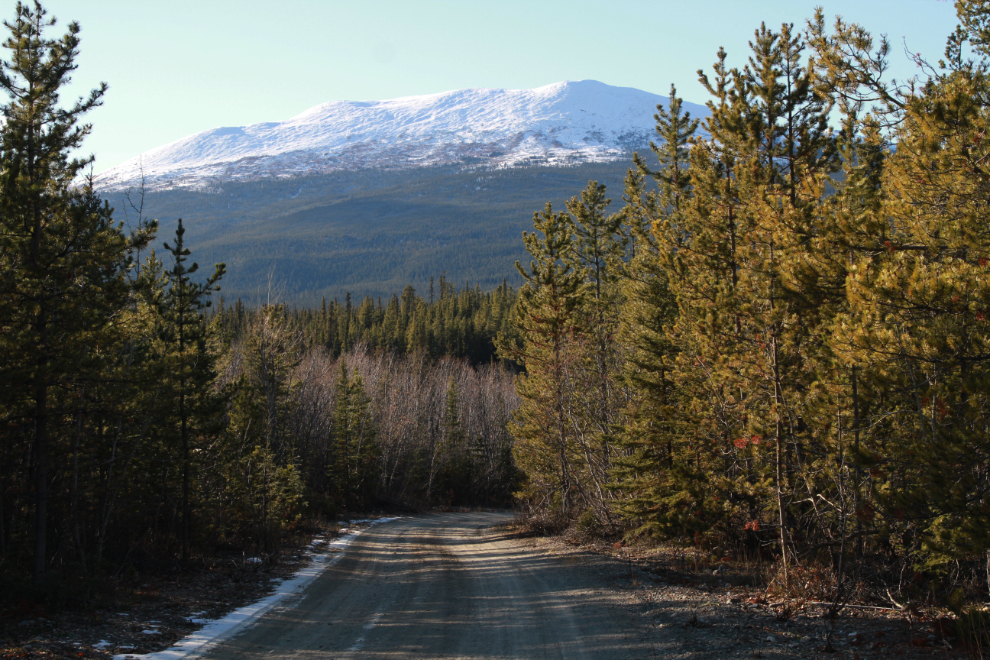 Cycling in the Whitehorse Copper Belt in early winter