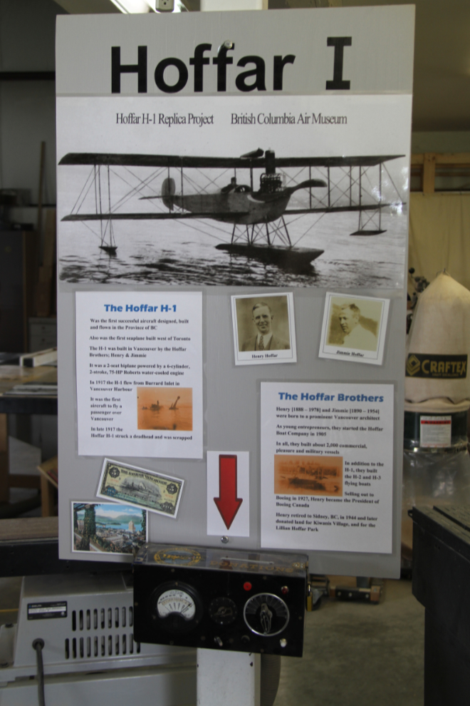 Hoffar H-1 replica project at the British Columbia Aviation Museum, Sidney
