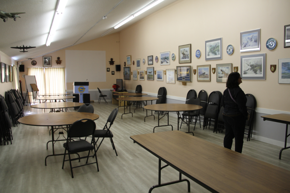 Rental meeting room at the British Columbia Aviation Museum, Sidney