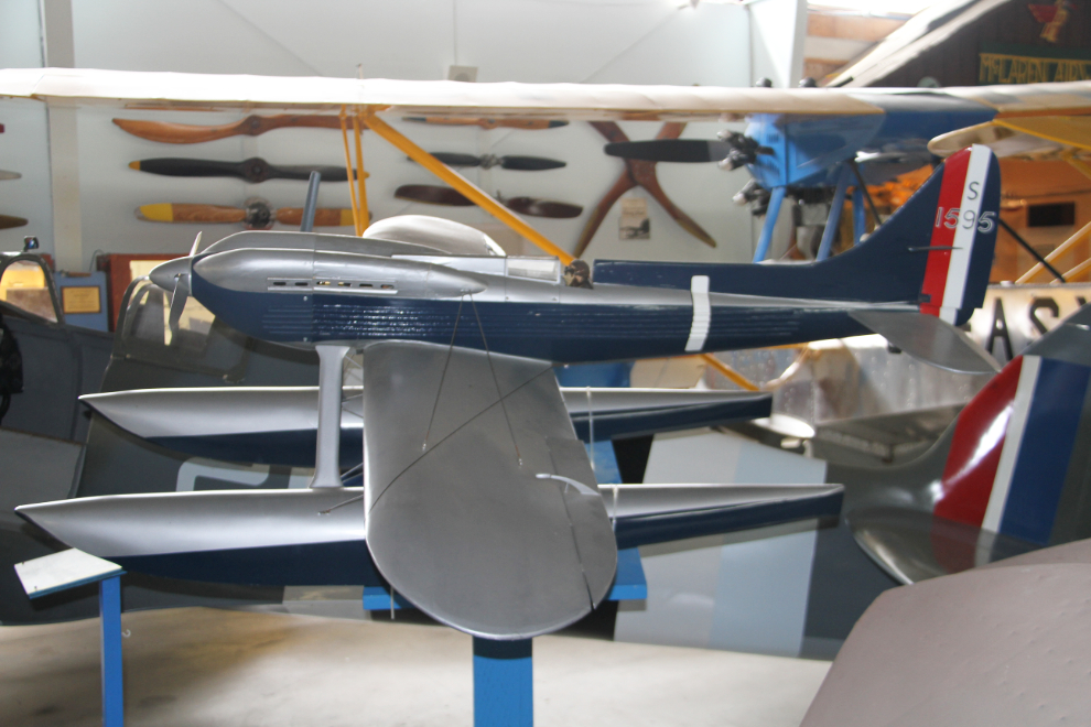 Supermarine S-6B model at the British Columbia Aviation Museum, Sidney