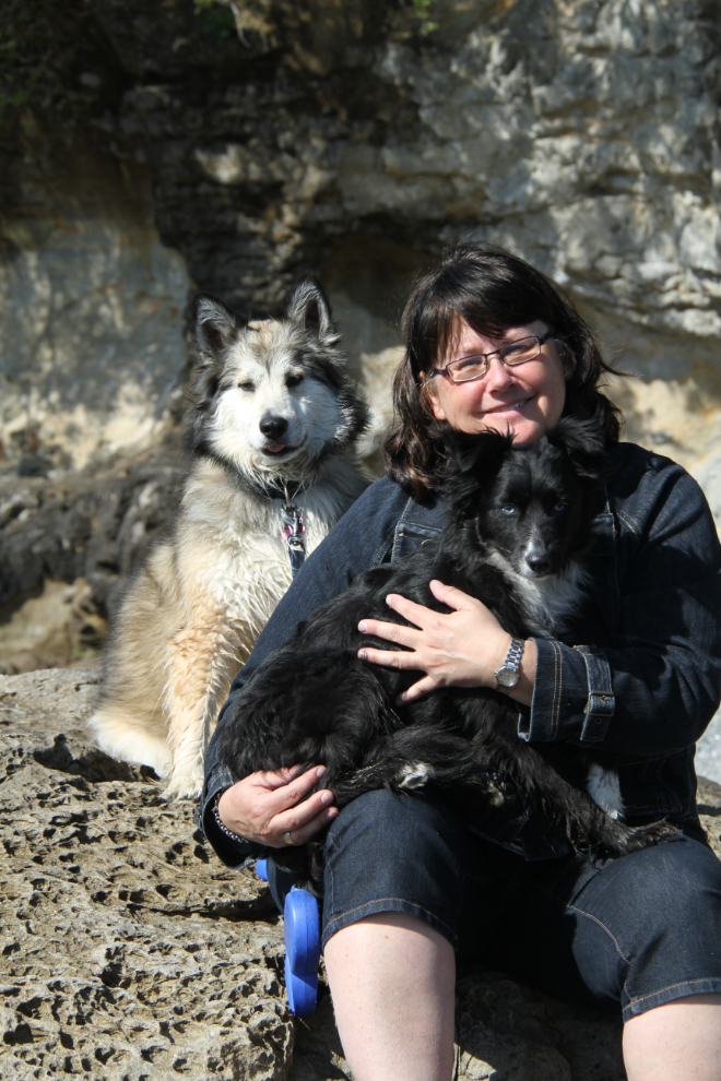 My family at Botanical Beach, BC