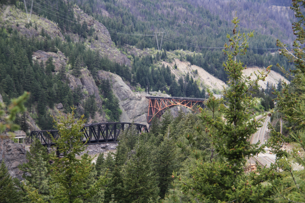 Railway bridges at Siska, or Cisco