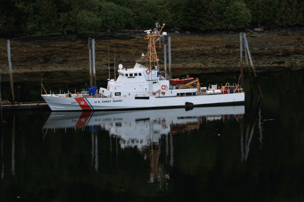 U.S. Coast Guard cutter near Ketchikan, Alaska