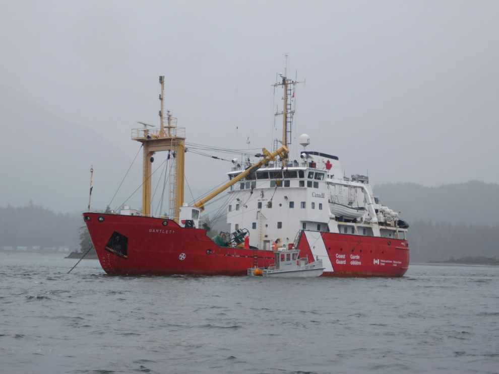 Canadian Coast Guard ship Bartlett in Tofino