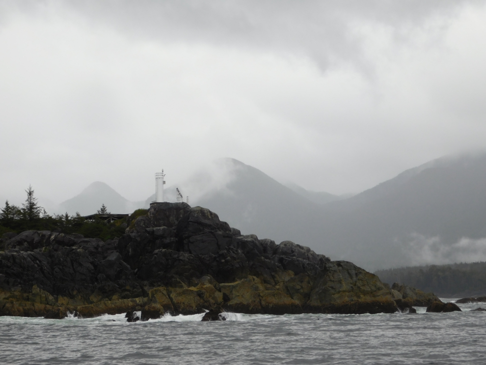 This little lighthouse sits on Sharp Point at the end of the Openit Peninsula, close to the hot springs.