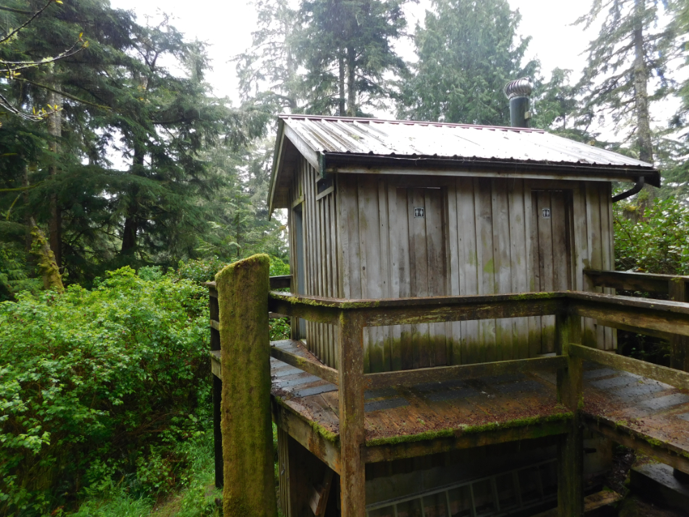 Outhouses at Hot Springs Cove, BC