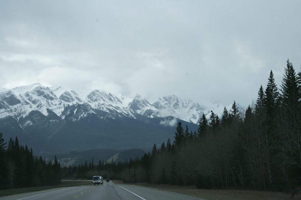 Highway 16 just west of Hinton.