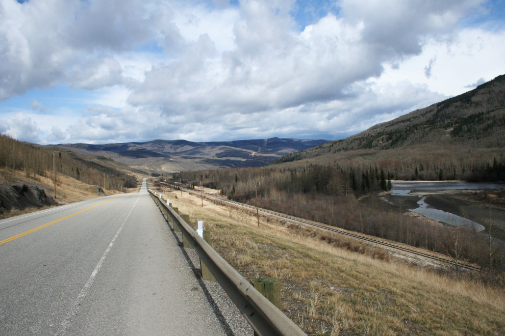 Sunshine on Alberta Highway 40 in early May