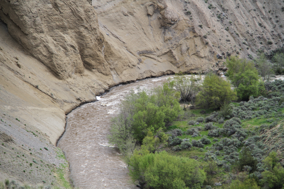 Looking into the canyon along Hwy 97C to Ashcroft