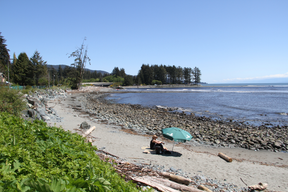 Beach at Jordan River, BC