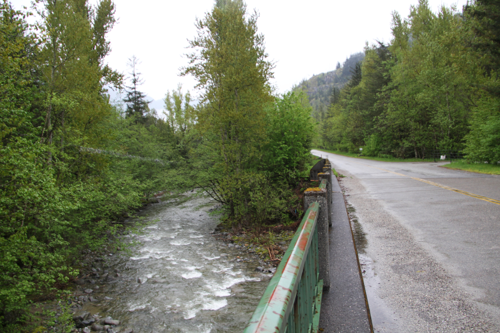 Hunter Creek, and the old Trans-Canada Highway south of Hope, BC
