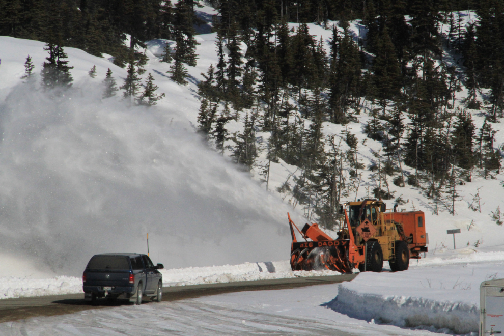 Rotray snow plow at Fraser, BC