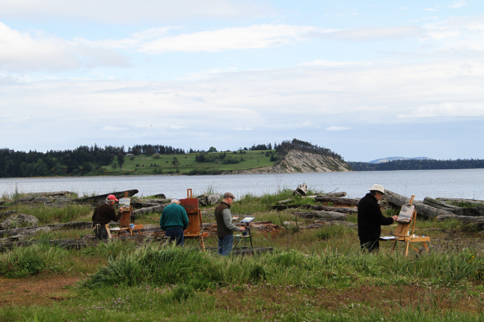 Painters at Island View Beach, Saanich