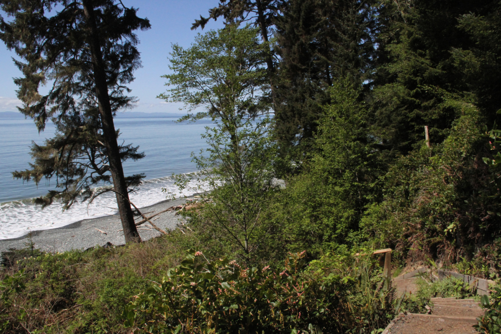 Trail to Sandcut Beach, BC