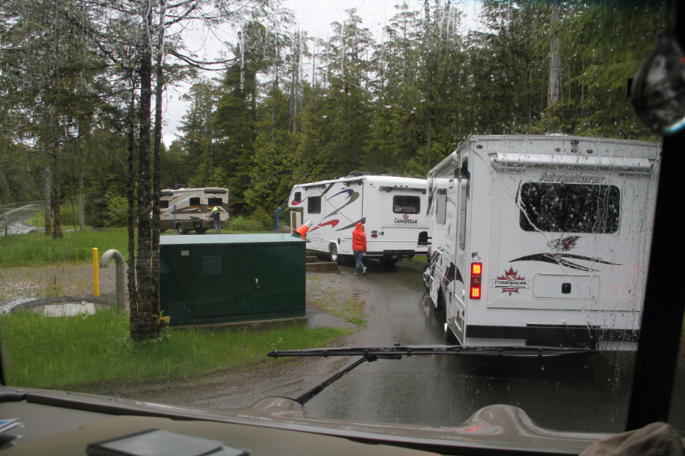 RV dump at Green Point Campground