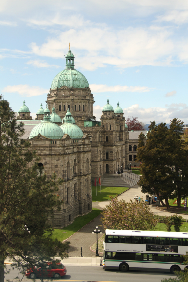 Parliament Buildings from the Royal British Columbia Museum