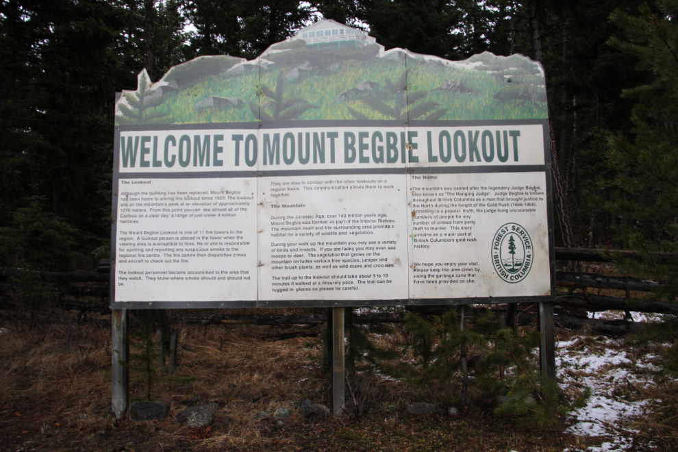 Mount Begbie Lookout BC Forest Service Recreation Site