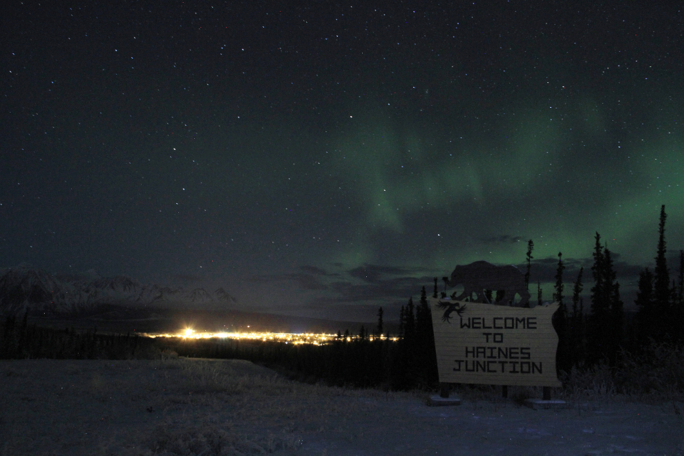 Northern Lights at Haines Junction, Yukon