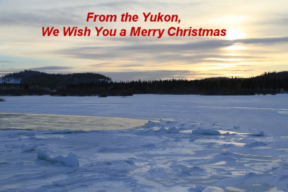 Merry Christmas from the banks of the Yukon River