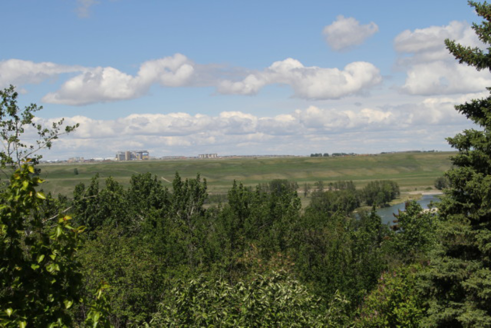 The view from Curly's Museum in De Winton, Alberta