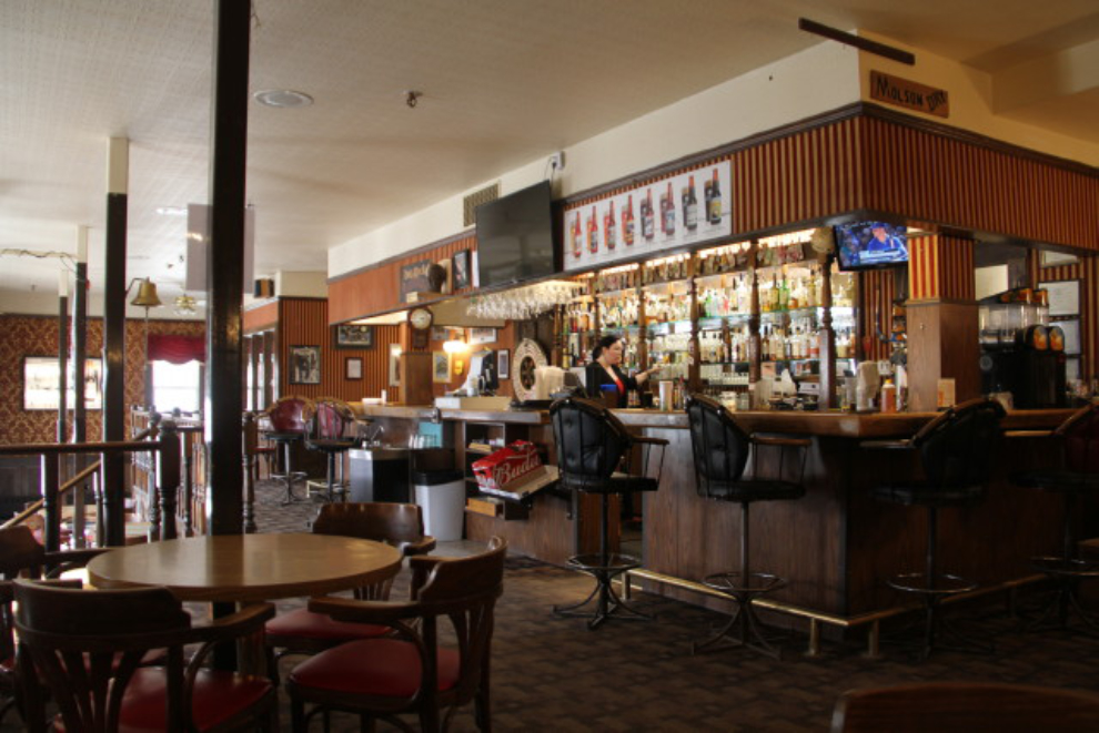 Sourdough Saloon at the Downtown Hotel in Dawson, Yukon