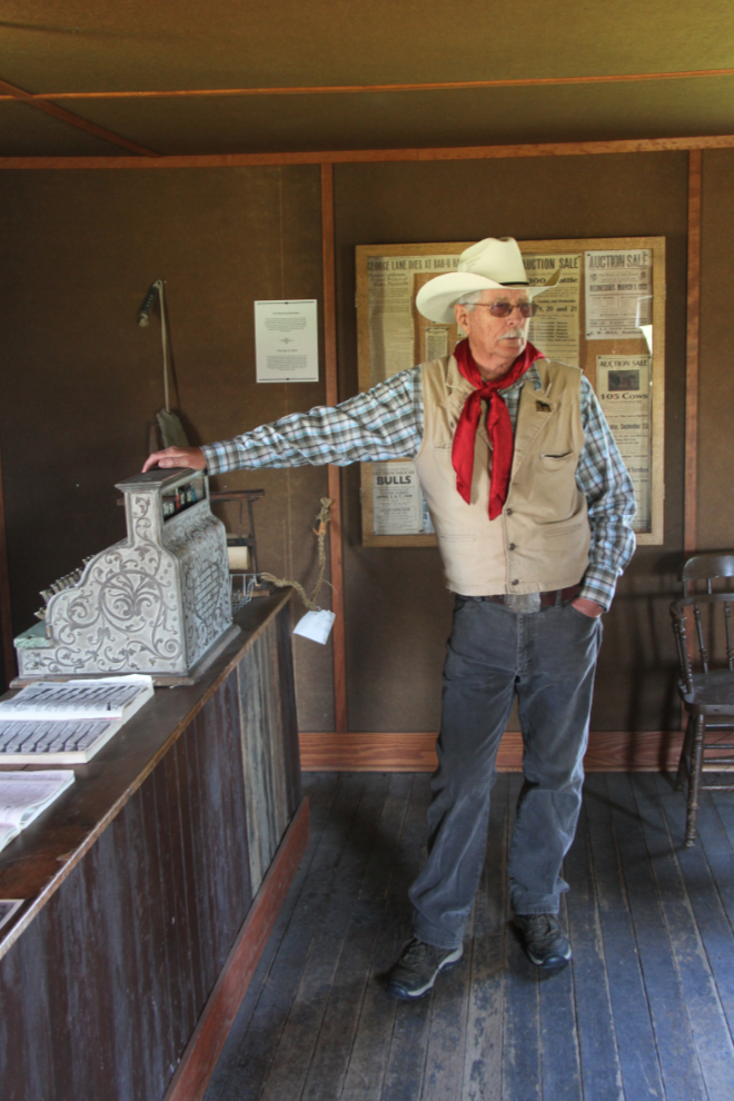 Interpreter Don Wilson at the Bar U Ranch